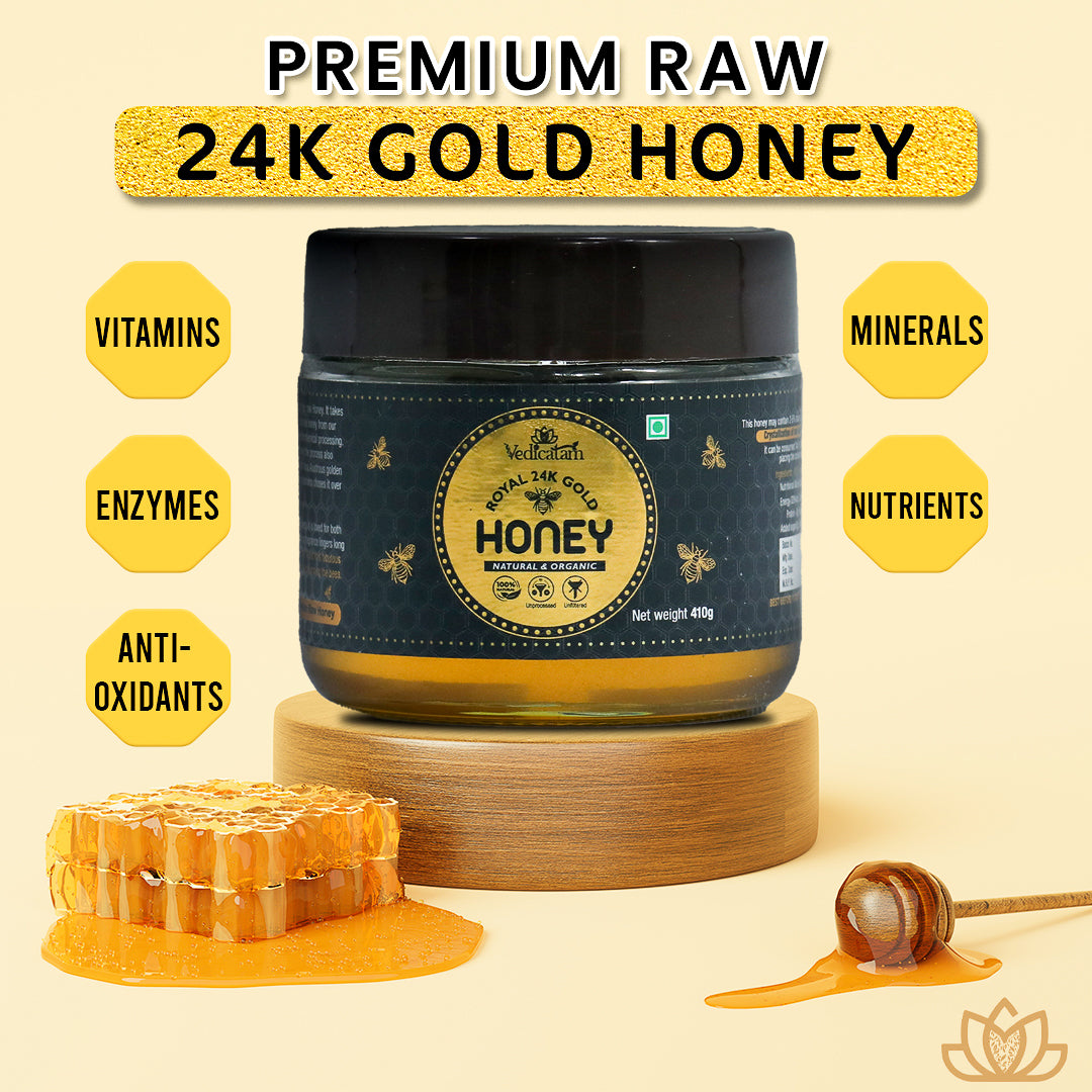 Vedicatam Premium Royal 24K Gold Honey