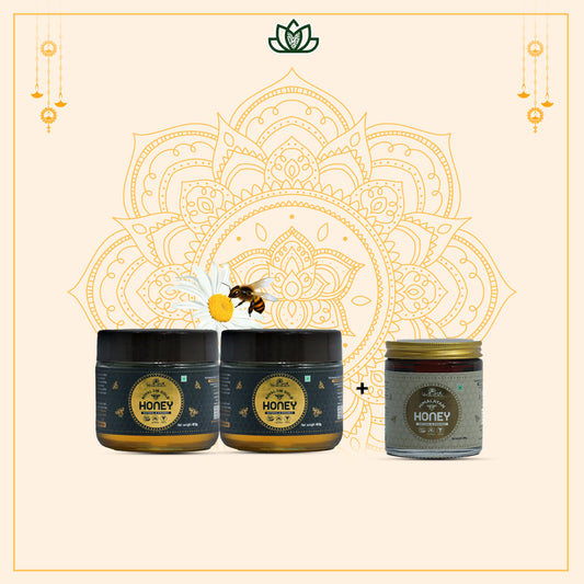 Buy 2 Gold Honey(410gm) & Get Himalayan Honey (250gm) Free